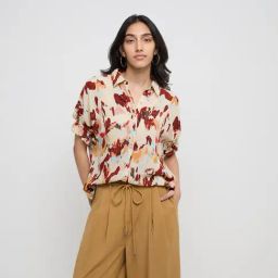 LOV by Westside Multicolour Abstract Printed Shirt-image-30