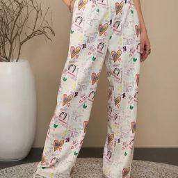 KASSUALLY White Printed Trousers-image-64