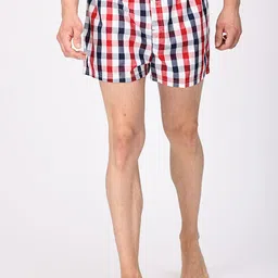 Crosscreek Checked Pure Cotton Boxer BXR3050C-image-84