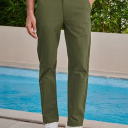 Zeyo Men Men Regular Fit Chinos Trousers-picture-29