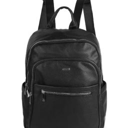 Mochi Black Stylish Medium Backpack-33