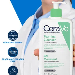 CeraVe Facewash & PM Moisturizer Combo with Ceramides - Evening Routine for Oily Skin image 2