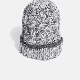 YK Kids Grey Woven Design Beanie-picture-32