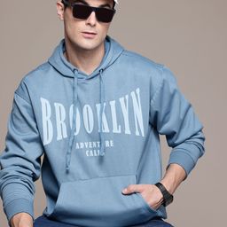 The Roadster Lifestyle Co. Printed Hooded Relaxed Sweatshirt-picture-40