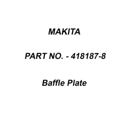 Makita Baffle Plate Suitable For TW0200, Part No 418187-8-image-74