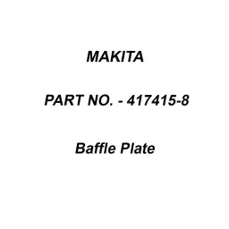 Makita Baffle Plate Suitable For BO6030, Part No 417415-8-picture-2