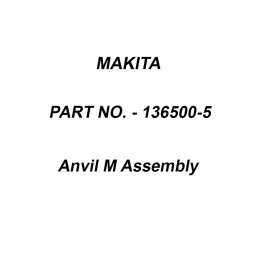 Makita Anvil M Assembly Suitable For TD112D, Part No 136500-5-picture-12