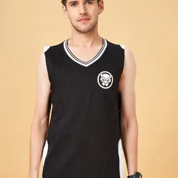 SF JEANS by Pantaloons Printed Pure Cotton Innerwear Vest-18