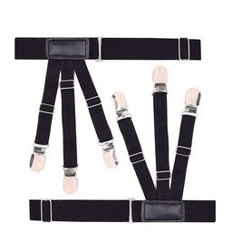 Aadikart Men's Shirt Stays Adjustable Elastic Shirt Garters-image-19