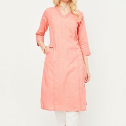 max Women Embroidered Chikankari Kurta-image-23