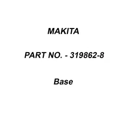 Makita Base Suitable For HS900D, Part No 319862-8-picture-17