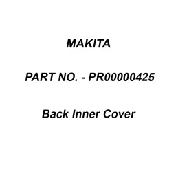 Makita Back Inner Cover Suitable For DHG181, Part No PR00000425-image-17