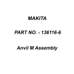 Makita Anvil M Assembly Suitable For DTDA040, Part No 136116-6-picture-11