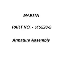 Makita 220-240 V Armature Assembly for 9565CR, Part No 515228-2-picture-1