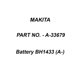 Makita Battery BH1433 (A-), Part No A-33679-picture-16