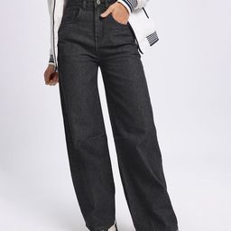 glitchez Women Contour Curve Barrel Jeans-image-75