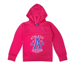 SWEET ANGEL Unisex Pink & Blue Printed Hooded Sweatshirt-image-30