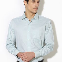 Van Heusen Men Sea Green Slim Fit Formal Shirt-image-72