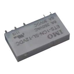 IMO RELAY, SPDT, 250VAC, 30VDC, 6A, ETS-1CN-SL-12VDC-picture-1