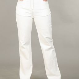 The Roadster Lifestyle Co. Women White Clean Look Straight Fit Cotton Jeans-image-62