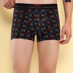 HiFlyers Pack Of 2 Printed Breathability Trunks HF502_PO2_BLK-BLK_S-picture-52