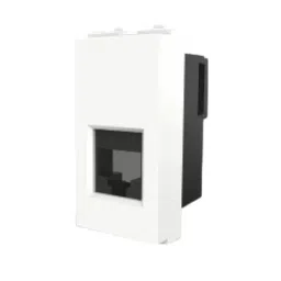 Cona ESTELLA RJ11 Connector Panel Mount White, 18111-30