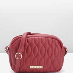 Caprese Textured Structured Sling Bag-9