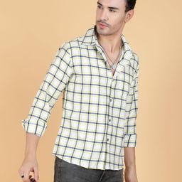 Stylecast X Kotty Gingham Checked Spread Collar Long Sleeves Casual Shirt-image-76