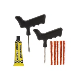 Allextreme Universal Tubeless Tyre Puncture Repair Kit Model 1 for Car, Bike and Motorcycle, EXTPK01-19