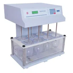 Electronics India 1916 Microprocessor Dissolution Test Apparatus with 25 - 200 RPM,+1 RPM Stirrer-6