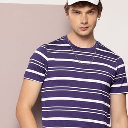 Kook N Keech Men Barcelona Striped T-shirt-image-63
