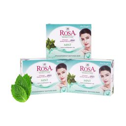 ROSA Set Of 3 Mint Gel Soap With Pappermint Oil - 100 gm Each-68