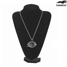 tunsechy Stylish Silver Eye Shaped Superhero Character Accessory Metal Pendant Locket with Length Adjustable Silver Chain for Unisex; Pack of 1 image 4