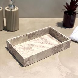 Mason Home Cream-Coloured Printed Napkin Tray Organiser-22