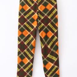 CrayonFlakes Checkered Leggings - Orange-picture-42