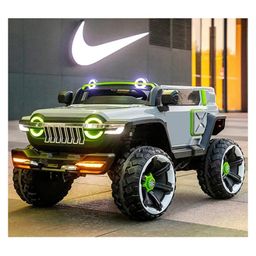 Little pup Battery Operated Ride On Jeep with Music and Lights Grey-21