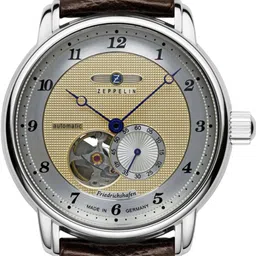 ZEPPELIN Men Leather Straps Analogue Multi Function Automatic Motion Powered Watch 85665 image 2