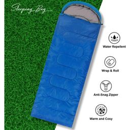 Vector X Tracking Camping Conical Sleeping Bag - Blue image 4
