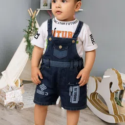 BAESD Infant Printed Dungaree With T-Shirt-91