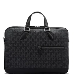 Da Milano Men Textured Leather Laptop Bag-11