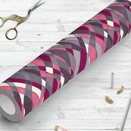 ArtzFolio Purple & Grey Abstract Printed Water Resistant Peel & Stick Wallpaper-82