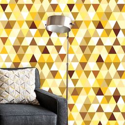 ArtzFolio Yellow & Brown Printed Self Adhesive Decals & Stickers-image-30