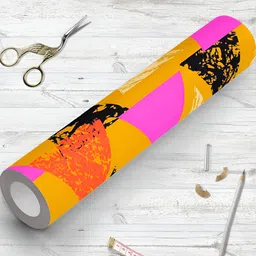 ArtzFolio Orange and Purple Self-Adhesive Non-PVC Peel & Stick Wallpaper-image-50