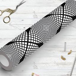 ArtzFolio Black & White Geometric Printed Self Adhesive Water Resistant Wallpaper-19