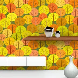 ArtzFolio Yellow Printed Peel & Stick Self-Adhesive Wall Sticker-image-52