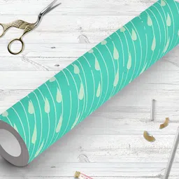 ArtzFolio Green Printed Self-Adhesive Peel & Stick Wallpaper-54