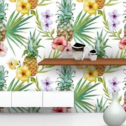 ArtzFolio White & Green Printed Self-Adhesive Wallpaper-image-91