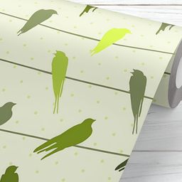ArtzFolio Green & Yellow Birds & Animals Printed Self-Adhesive Peel & Wall Sticker-image-33