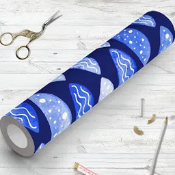 ArtzFolio Blue & White Printed Peel & Stick Wall Decal-picture-31