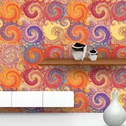 ArtzFolio Red & Purple Printed Self Adhesive Decals & Sticker-19